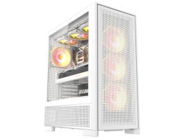 DarkFlash AIRNOVA számítógépház (fehér) + 3 ventilátor (AIRNOVA WHT (+3F))